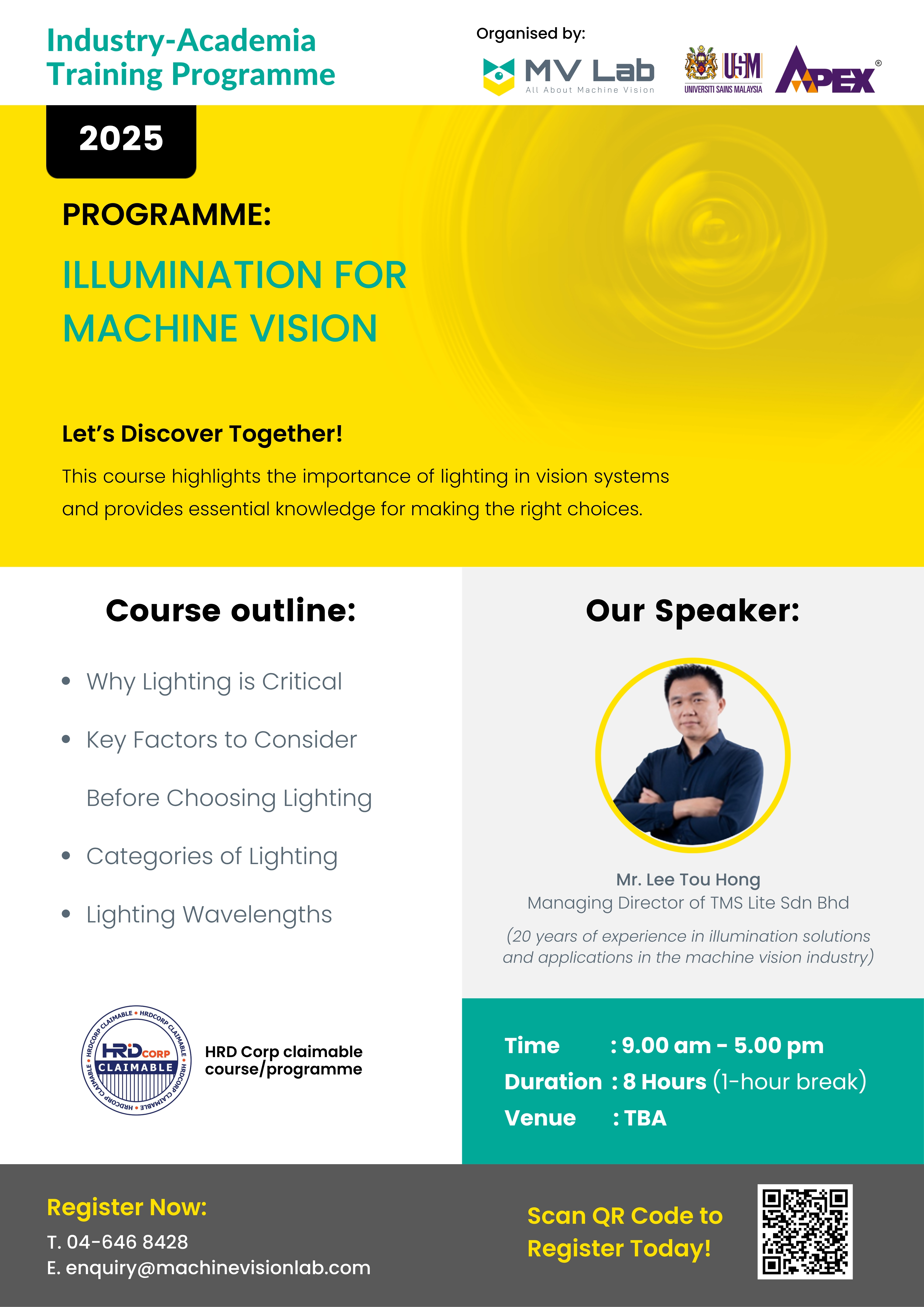 training program - Machine Vision Lab